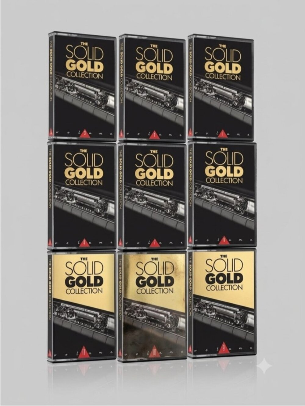 The Solid Gold Collection Cassette Tapes Vol - 9 Tapes in total 🇨🇦